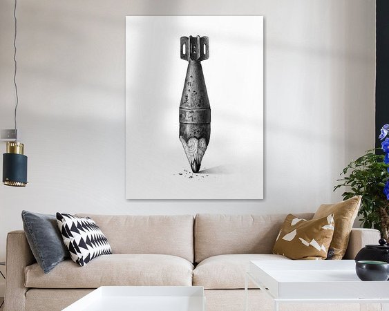 Example of the artwork in a room