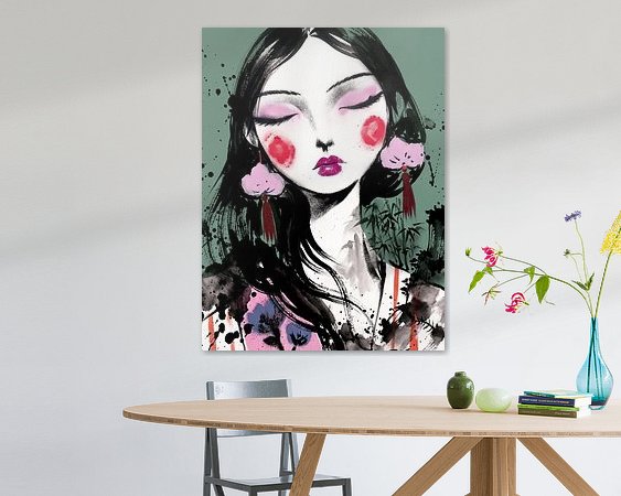 Example of the artwork in a room