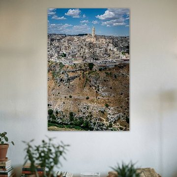 Blick auf die Stadt Matera in Süditalien