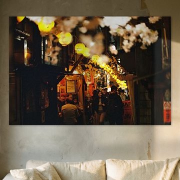 Cherry Blossom Alley – Tokyo, Shinjuku by Yahya Algehaili
