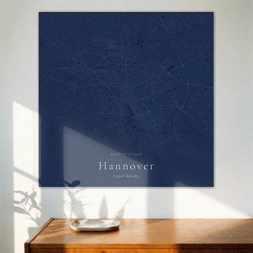 Vintage map of Hanover, Germany by Prints of Place