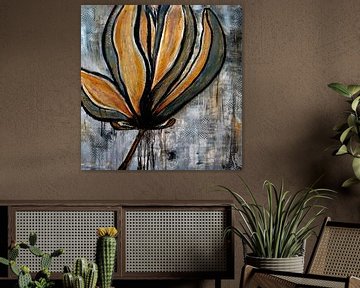 magnolia flower  by Femke van der Tak (fem-paintings)