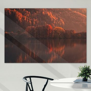 Feuriger Herbstabend am Edersee