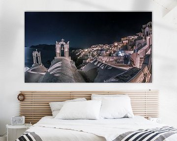 Santorini by night von Dennis Van Donzel