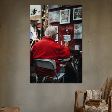 Pariser Straßenkünstler in Montmartre von MADK