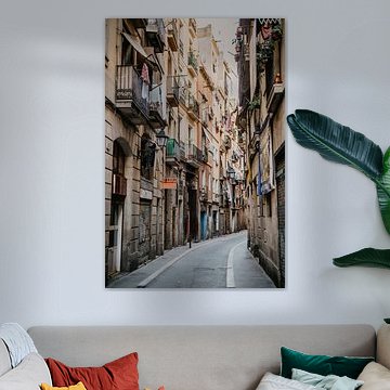 A Hidden Alleyway in Old Barcelona by MADK