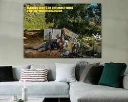 Example of the artwork in a room