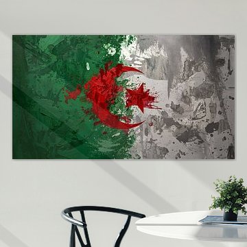 Abstract: The Algerian Flag by HUGO