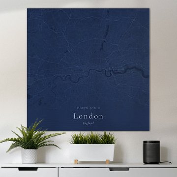 Vintage landkaart van London, United Kingdom van Stad & Wand