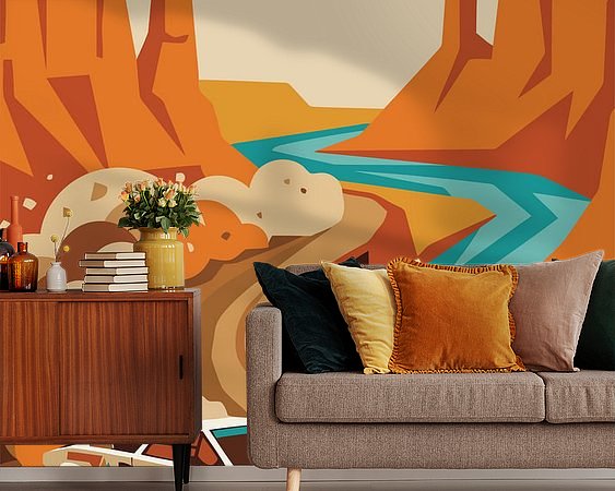 Example of the artwork in a room
