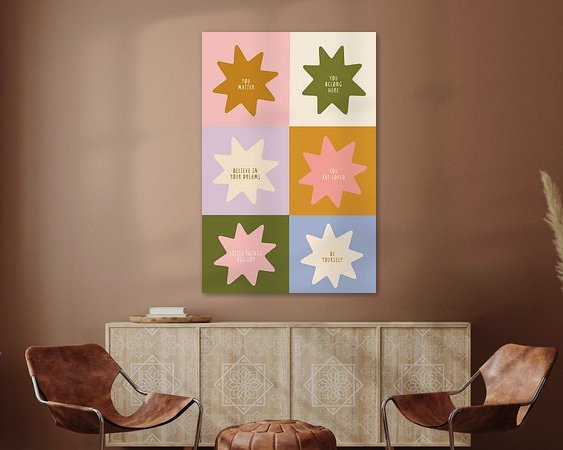 Example of the artwork in a room