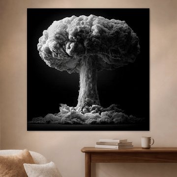 Atombombe in Schwarz-Weiß von TheXclusive Art