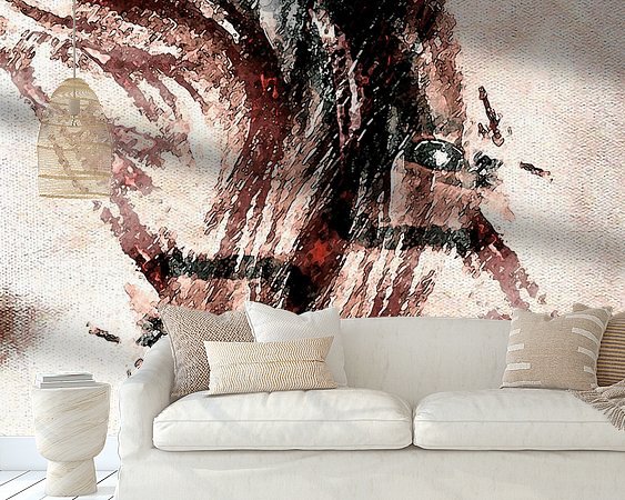Example of the artwork in a room