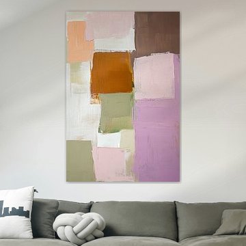 „Zacht Contrast“ – modernes abstraktes Gemälde
