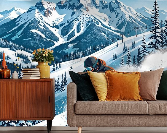 Example of the artwork in a room