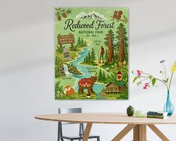 Example of the artwork in a room