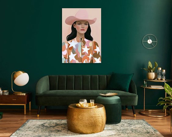 Example of the artwork in a room
