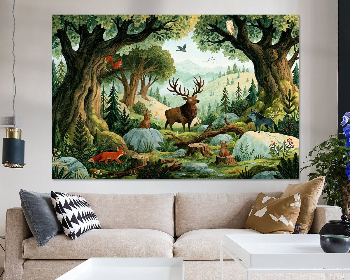 Example of the artwork in a room
