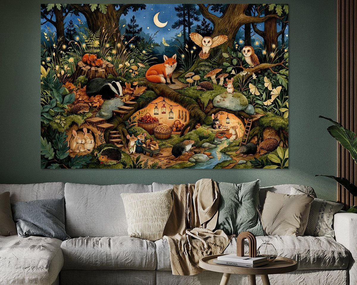 Example of the artwork in a room