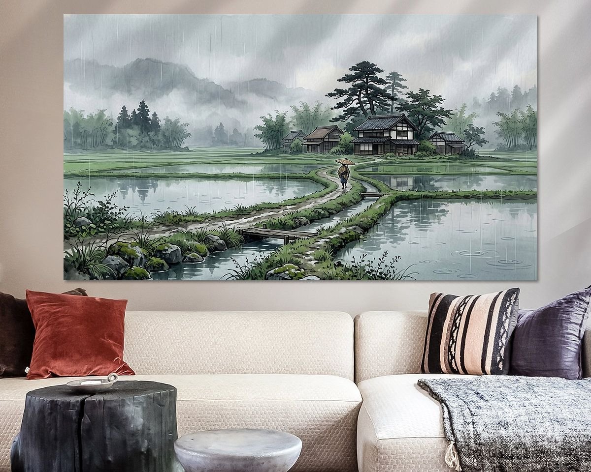 Example of the artwork in a room