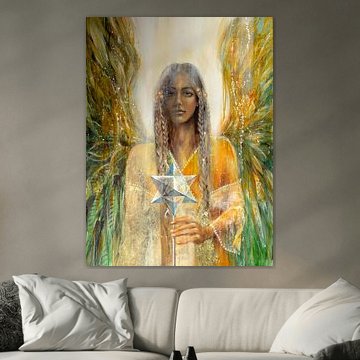 Ange de la manifestation, ange avec la Merkaba sur Jopie Bopp