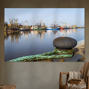 Bateaux de pêche dans le port de Greetsiel