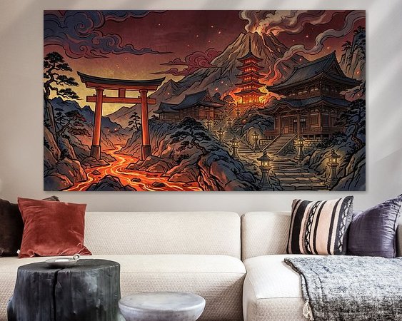 Example of the artwork in a room