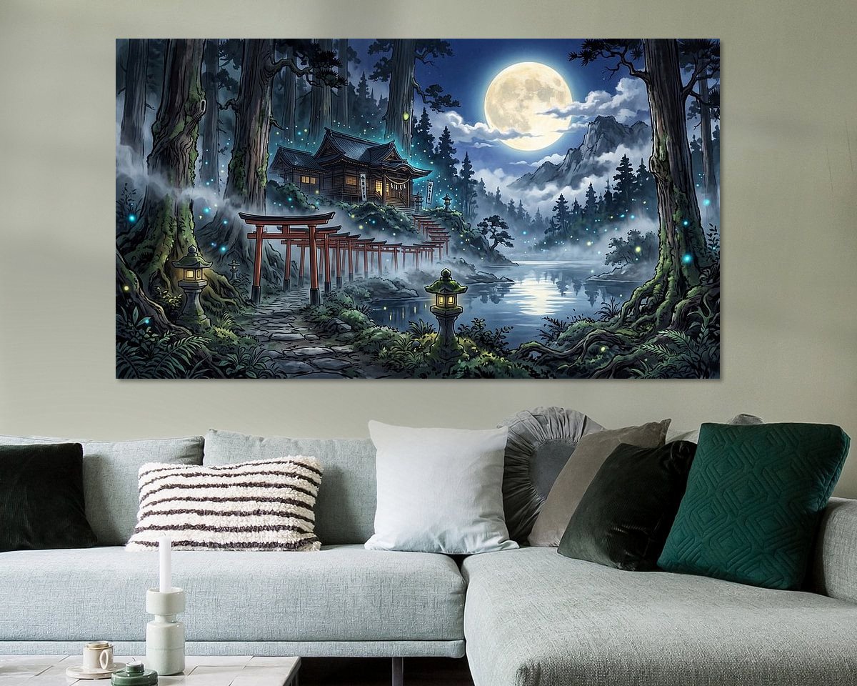 Example of the artwork in a room