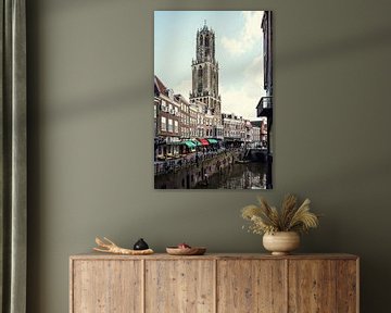 The Cathedral of Utrecht and the Fish Market by De Utrechtse Grachten