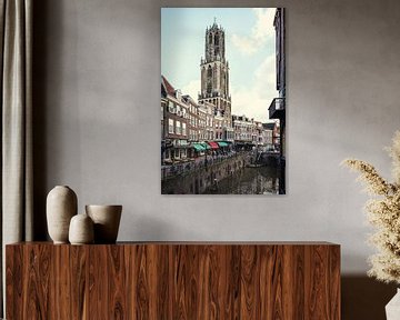 De Dom van Utrecht en de Vismarkt van De Utrechtse Grachten