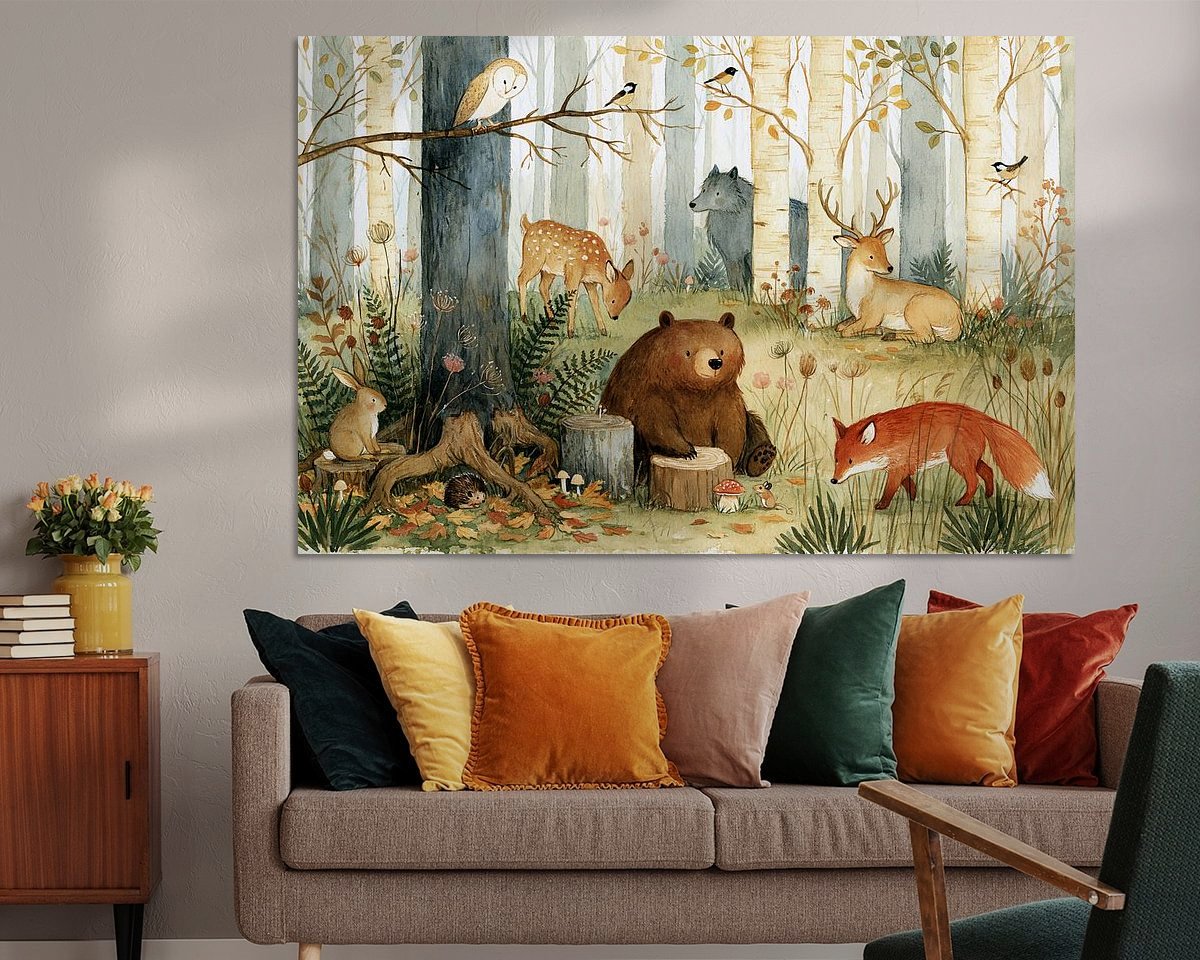 Example of the artwork in a room
