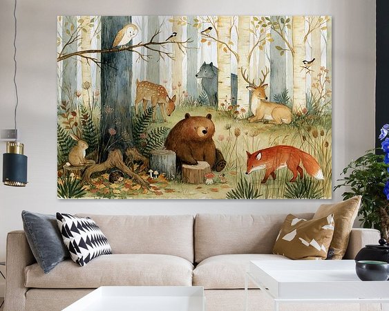 Example of the artwork in a room