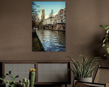 Der Dom von Utrecht und die Werften der Oudegracht von André Blom Fotografie Utrecht