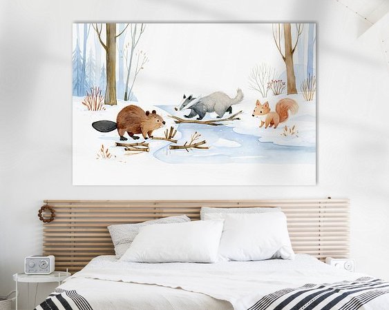 Example of the artwork in a room