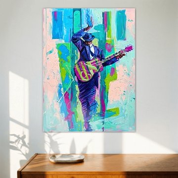 Ein mitreißender Bluesmusiker