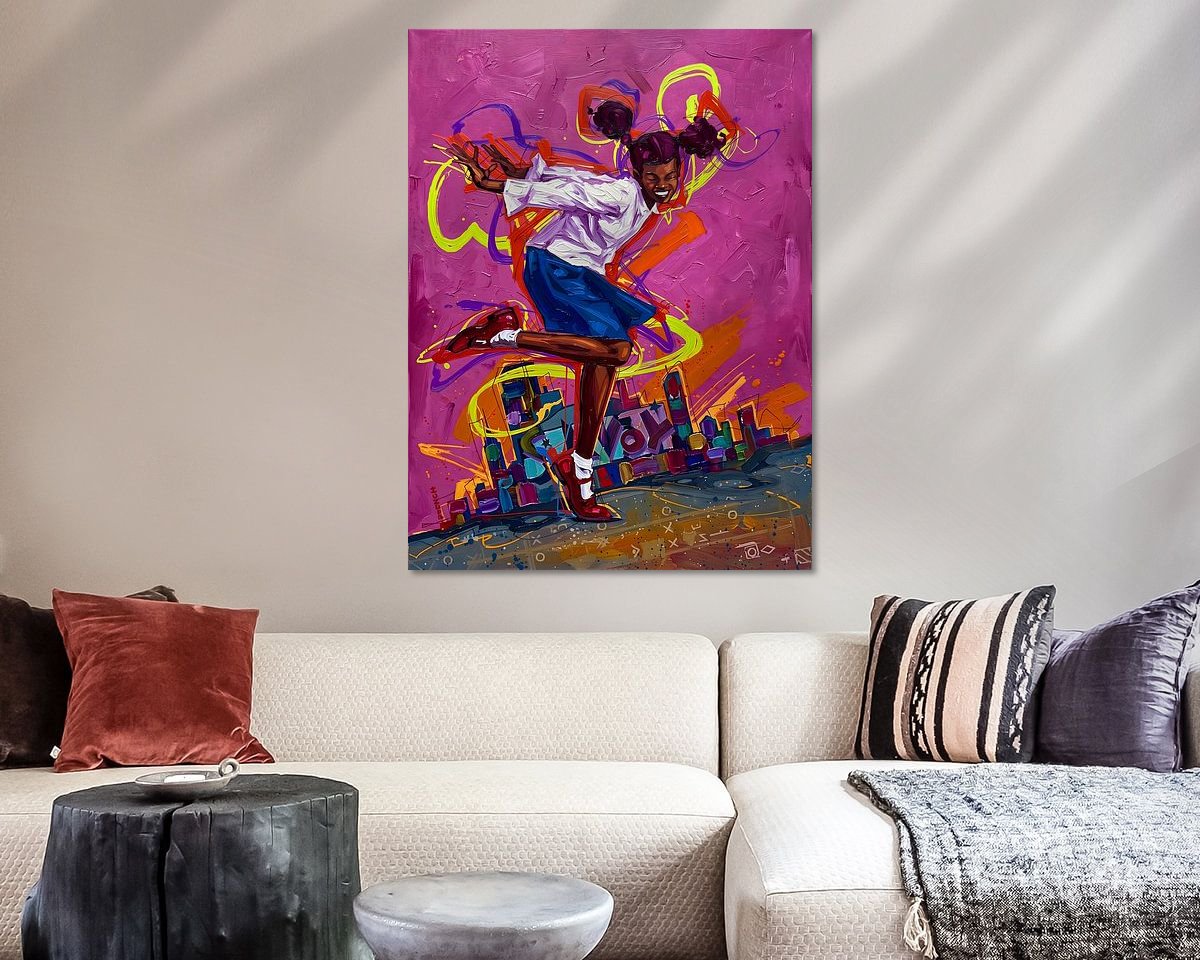 Example of the artwork in a room
