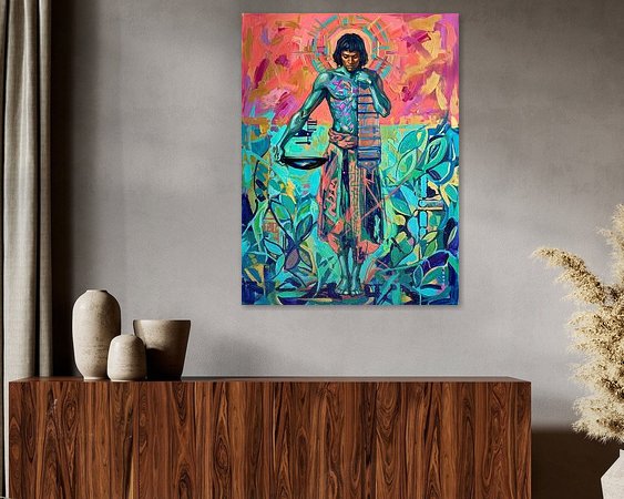 Example of the artwork in a room