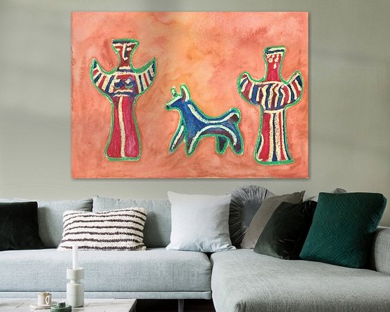 Example of the artwork in a room
