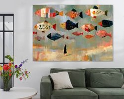 Example of the artwork in a room
