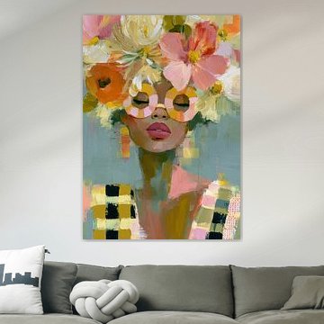 Bloemenroes & Retro-chic: moderne portretimpressies