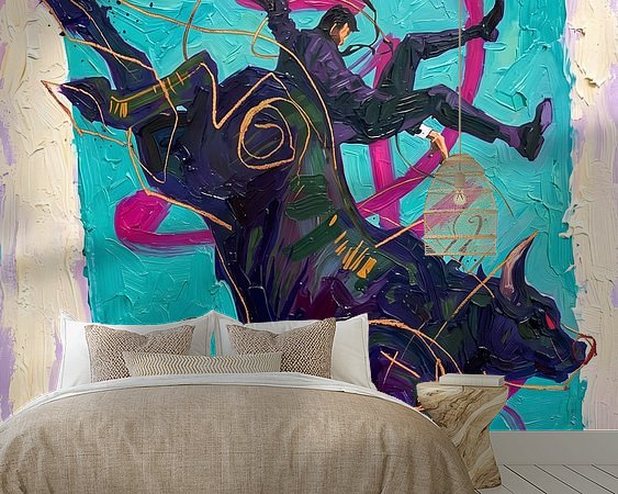 Example of the artwork in a room