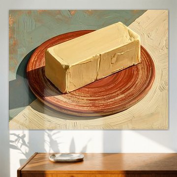Moderne Küchen Ästhetik Geometrie in Buttergelb von Max Steinwald