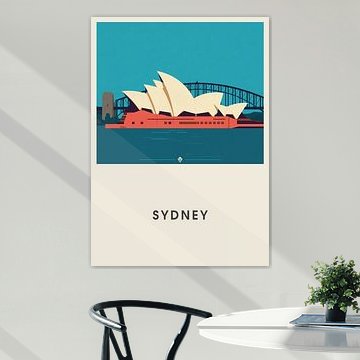 Sydney – Mid-Century travel poster by Albert Klee