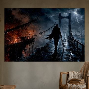 Die Brücke quer schneiden