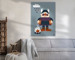 Example of the artwork in a room