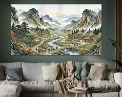 Example of the artwork in a room