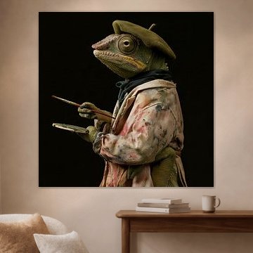 Kameleon, peintre