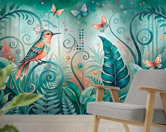 Example of the artwork in a room