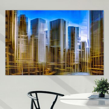 Skyline in Chicago von Dieter Walther