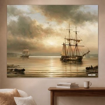zeilschip / zeilboot van Gelissen Artworks
